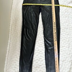 Black Faux Leather Leggings